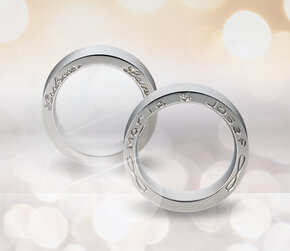 Was graviert man in Trauringe?