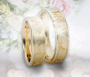 Können wir unsere Trauringe individualisieren?